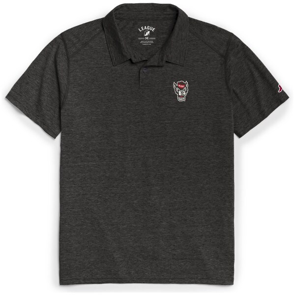 Heather Black Reclaim Polo - Left C